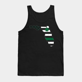 St Patricks Vintage Florida Irish USA Flag Lucky T-Shirt Tank Top